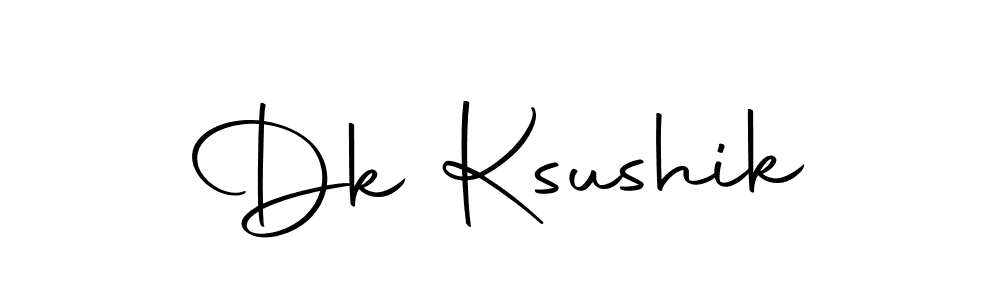 Design your own signature with our free online signature maker. With this signature software, you can create a handwritten (Autography-DOLnW) signature for name Dk Ksushik. Dk Ksushik signature style 10 images and pictures png