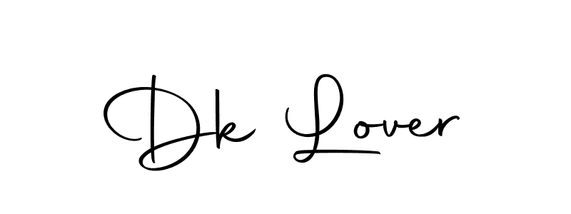 How to make Dk Lover signature? Autography-DOLnW is a professional autograph style. Create handwritten signature for Dk Lover name. Dk Lover signature style 10 images and pictures png