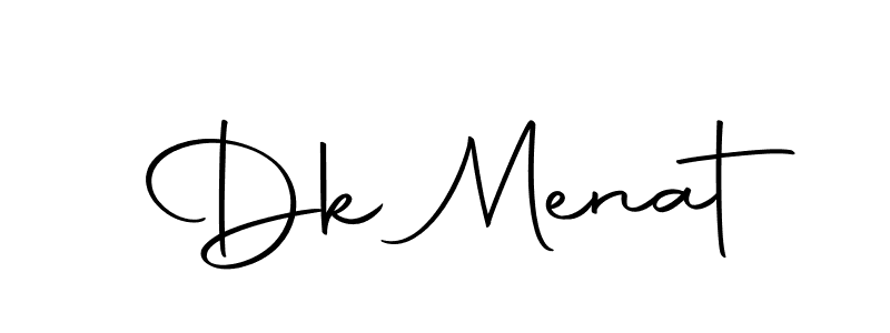 Make a beautiful signature design for name Dk Menat. With this signature (Autography-DOLnW) style, you can create a handwritten signature for free. Dk Menat signature style 10 images and pictures png