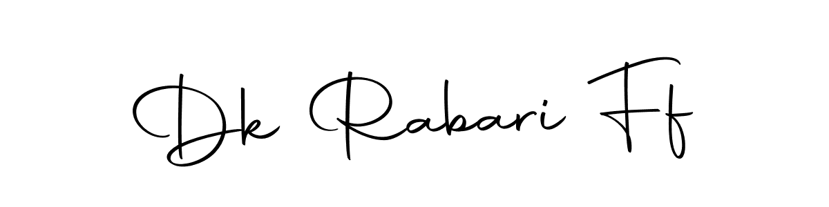 Make a beautiful signature design for name Dk Rabari Ff. Use this online signature maker to create a handwritten signature for free. Dk Rabari Ff signature style 10 images and pictures png