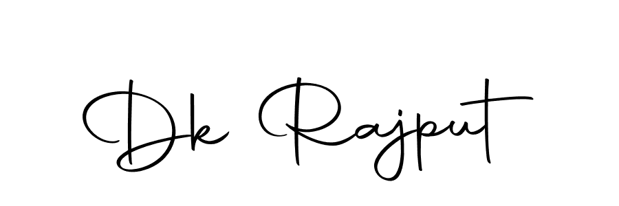 Create a beautiful signature design for name Dk Rajput. With this signature (Autography-DOLnW) fonts, you can make a handwritten signature for free. Dk Rajput signature style 10 images and pictures png