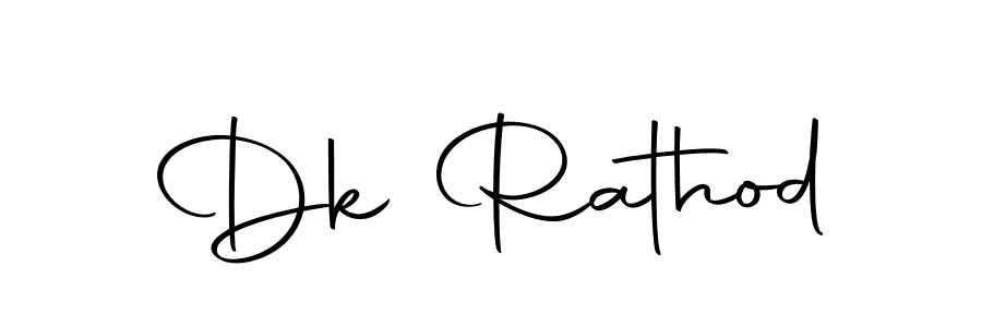 Dk Rathod stylish signature style. Best Handwritten Sign (Autography-DOLnW) for my name. Handwritten Signature Collection Ideas for my name Dk Rathod. Dk Rathod signature style 10 images and pictures png