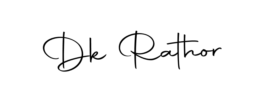Dk Rathor stylish signature style. Best Handwritten Sign (Autography-DOLnW) for my name. Handwritten Signature Collection Ideas for my name Dk Rathor. Dk Rathor signature style 10 images and pictures png