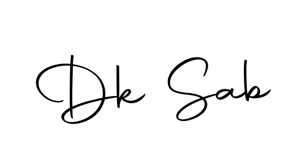 The best way (Autography-DOLnW) to make a short signature is to pick only two or three words in your name. The name Dk Sab include a total of six letters. For converting this name. Dk Sab signature style 10 images and pictures png