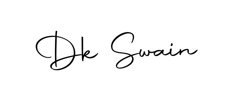 Dk Swain stylish signature style. Best Handwritten Sign (Autography-DOLnW) for my name. Handwritten Signature Collection Ideas for my name Dk Swain. Dk Swain signature style 10 images and pictures png