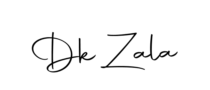 The best way (Autography-DOLnW) to make a short signature is to pick only two or three words in your name. The name Dk Zala include a total of six letters. For converting this name. Dk Zala signature style 10 images and pictures png
