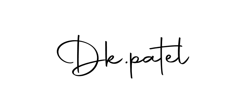 The best way (Autography-DOLnW) to make a short signature is to pick only two or three words in your name. The name Dk.patel include a total of six letters. For converting this name. Dk.patel signature style 10 images and pictures png