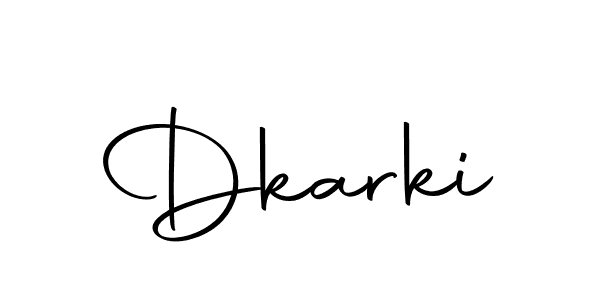 Create a beautiful signature design for name Dkarki. With this signature (Autography-DOLnW) fonts, you can make a handwritten signature for free. Dkarki signature style 10 images and pictures png