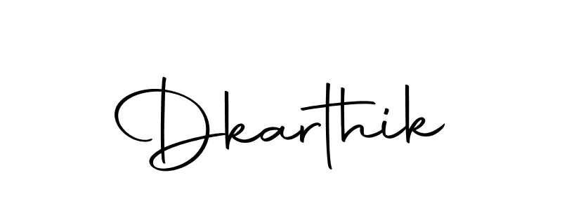 You should practise on your own different ways (Autography-DOLnW) to write your name (Dkarthik) in signature. don't let someone else do it for you. Dkarthik signature style 10 images and pictures png