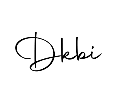 Use a signature maker to create a handwritten signature online. With this signature software, you can design (Autography-DOLnW) your own signature for name Dkbi. Dkbi signature style 10 images and pictures png