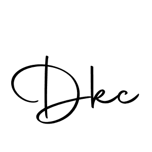 How to make Dkc name signature. Use Autography-DOLnW style for creating short signs online. This is the latest handwritten sign. Dkc signature style 10 images and pictures png