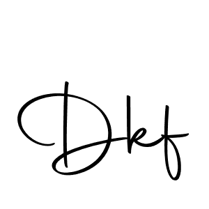 The best way (Autography-DOLnW) to make a short signature is to pick only two or three words in your name. The name Dkf include a total of six letters. For converting this name. Dkf signature style 10 images and pictures png