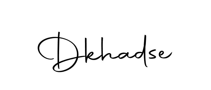 Create a beautiful signature design for name Dkhadse. With this signature (Autography-DOLnW) fonts, you can make a handwritten signature for free. Dkhadse signature style 10 images and pictures png