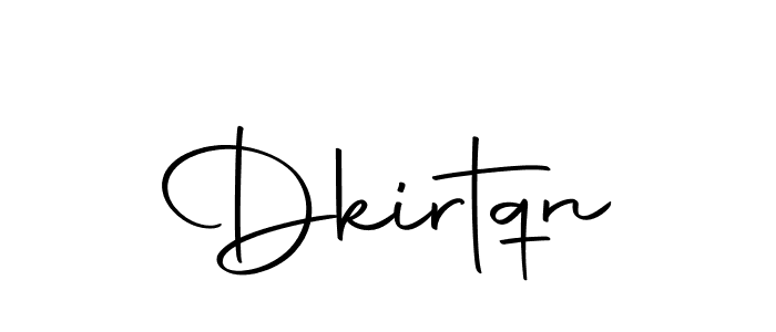 Use a signature maker to create a handwritten signature online. With this signature software, you can design (Autography-DOLnW) your own signature for name Dkirtqn. Dkirtqn signature style 10 images and pictures png
