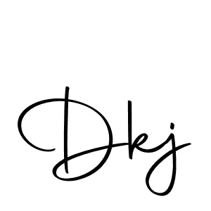 if you are searching for the best signature style for your name Dkj. so please give up your signature search. here we have designed multiple signature styles  using Autography-DOLnW. Dkj signature style 10 images and pictures png