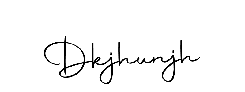 Create a beautiful signature design for name Dkjhunjh. With this signature (Autography-DOLnW) fonts, you can make a handwritten signature for free. Dkjhunjh signature style 10 images and pictures png