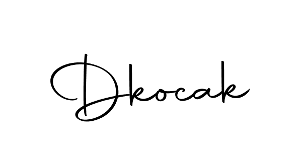 How to make Dkocak name signature. Use Autography-DOLnW style for creating short signs online. This is the latest handwritten sign. Dkocak signature style 10 images and pictures png