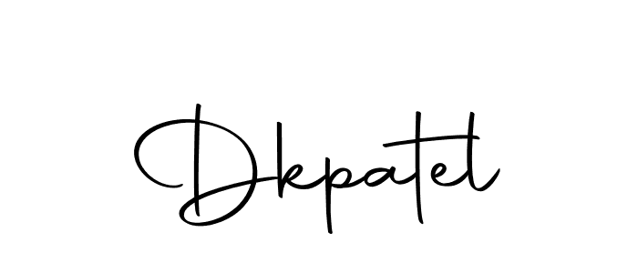 How to make Dkpatel name signature. Use Autography-DOLnW style for creating short signs online. This is the latest handwritten sign. Dkpatel signature style 10 images and pictures png