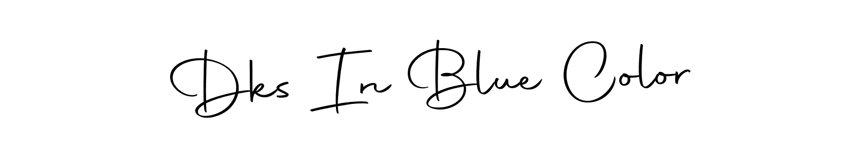 You can use this online signature creator to create a handwritten signature for the name Dks In Blue Color. This is the best online autograph maker. Dks In Blue Color signature style 10 images and pictures png