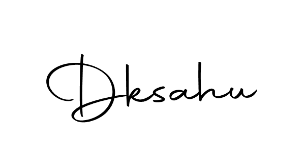 Make a beautiful signature design for name Dksahu. Use this online signature maker to create a handwritten signature for free. Dksahu signature style 10 images and pictures png