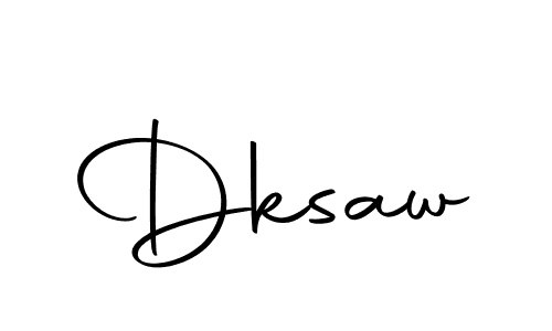 Dksaw stylish signature style. Best Handwritten Sign (Autography-DOLnW) for my name. Handwritten Signature Collection Ideas for my name Dksaw. Dksaw signature style 10 images and pictures png