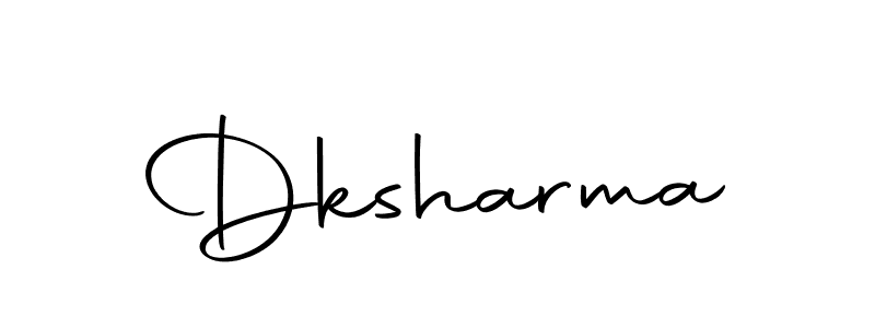 Also we have Dksharma name is the best signature style. Create professional handwritten signature collection using Autography-DOLnW autograph style. Dksharma signature style 10 images and pictures png