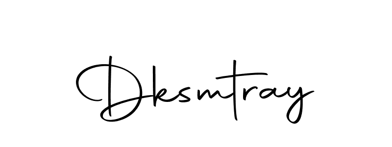 Use a signature maker to create a handwritten signature online. With this signature software, you can design (Autography-DOLnW) your own signature for name Dksmtray. Dksmtray signature style 10 images and pictures png