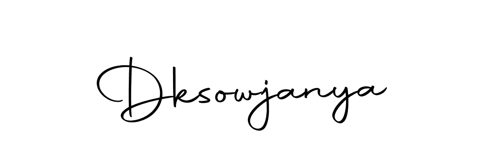 The best way (Autography-DOLnW) to make a short signature is to pick only two or three words in your name. The name Dksowjanya include a total of six letters. For converting this name. Dksowjanya signature style 10 images and pictures png