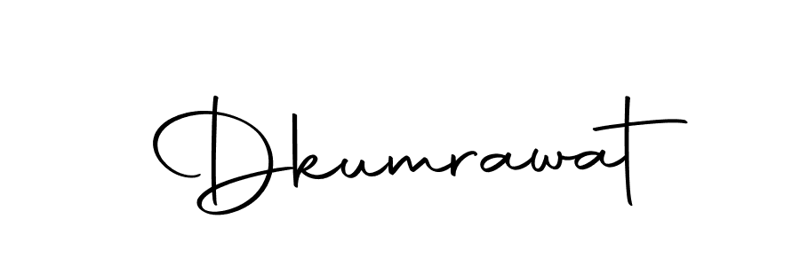 Create a beautiful signature design for name Dkumrawat. With this signature (Autography-DOLnW) fonts, you can make a handwritten signature for free. Dkumrawat signature style 10 images and pictures png