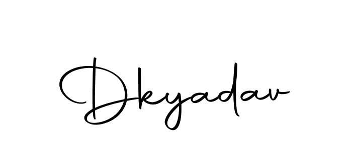 Also we have Dkyadav name is the best signature style. Create professional handwritten signature collection using Autography-DOLnW autograph style. Dkyadav signature style 10 images and pictures png