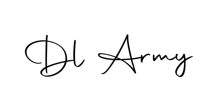 Create a beautiful signature design for name Dl Army. With this signature (Autography-DOLnW) fonts, you can make a handwritten signature for free. Dl Army signature style 10 images and pictures png