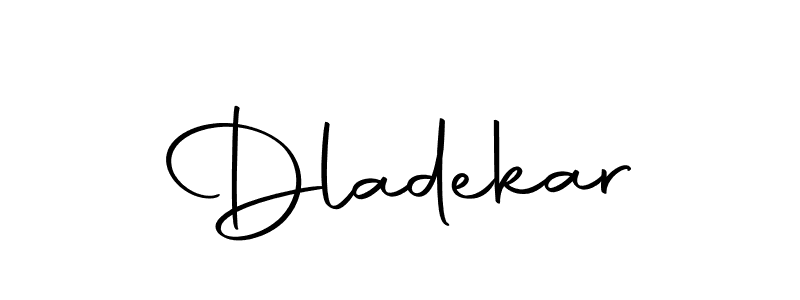 Use a signature maker to create a handwritten signature online. With this signature software, you can design (Autography-DOLnW) your own signature for name Dladekar. Dladekar signature style 10 images and pictures png