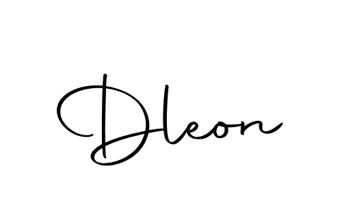 How to make Dleon signature? Autography-DOLnW is a professional autograph style. Create handwritten signature for Dleon name. Dleon signature style 10 images and pictures png