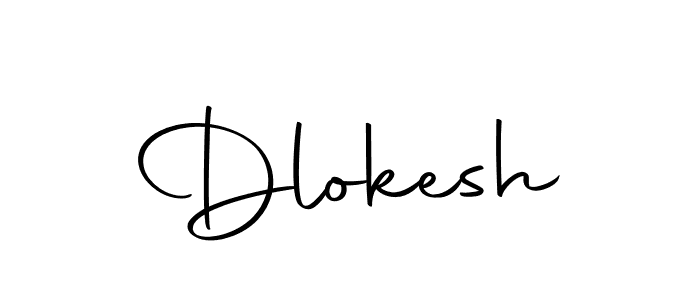 How to make Dlokesh name signature. Use Autography-DOLnW style for creating short signs online. This is the latest handwritten sign. Dlokesh signature style 10 images and pictures png