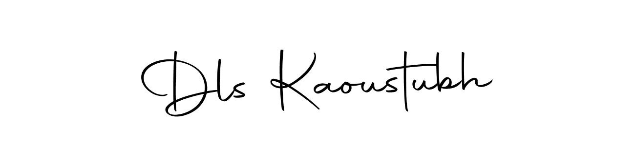 Here are the top 10 professional signature styles for the name Dls Kaoustubh. These are the best autograph styles you can use for your name. Dls Kaoustubh signature style 10 images and pictures png