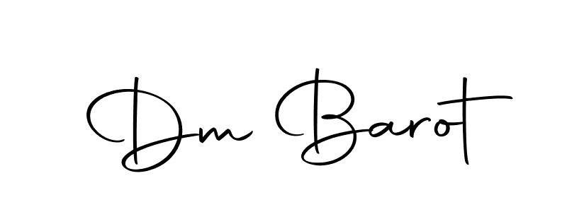 Make a beautiful signature design for name Dm Barot. With this signature (Autography-DOLnW) style, you can create a handwritten signature for free. Dm Barot signature style 10 images and pictures png
