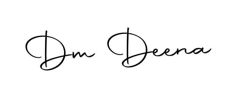 Make a beautiful signature design for name Dm Deena. With this signature (Autography-DOLnW) style, you can create a handwritten signature for free. Dm Deena signature style 10 images and pictures png