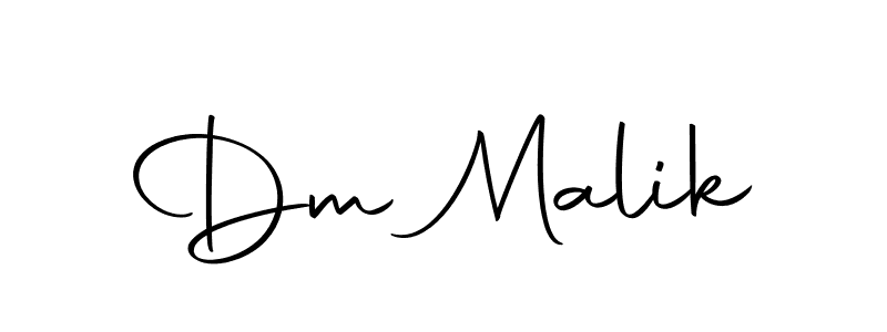 Dm Malik stylish signature style. Best Handwritten Sign (Autography-DOLnW) for my name. Handwritten Signature Collection Ideas for my name Dm Malik. Dm Malik signature style 10 images and pictures png