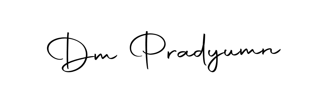 How to make Dm Pradyumn signature? Autography-DOLnW is a professional autograph style. Create handwritten signature for Dm Pradyumn name. Dm Pradyumn signature style 10 images and pictures png