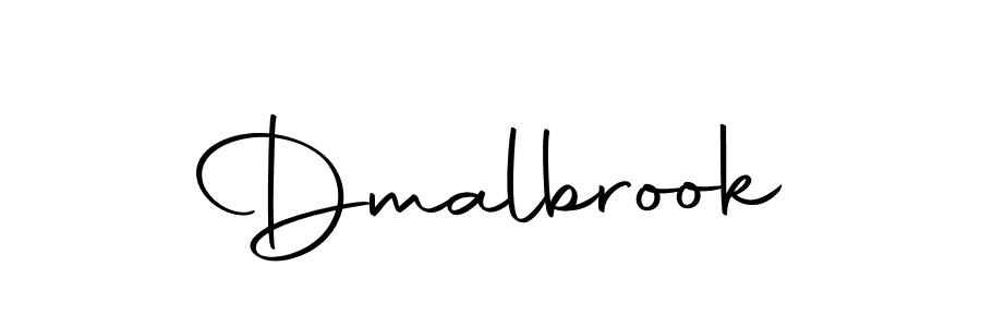 Use a signature maker to create a handwritten signature online. With this signature software, you can design (Autography-DOLnW) your own signature for name Dmalbrook. Dmalbrook signature style 10 images and pictures png