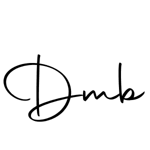 Create a beautiful signature design for name Dmb. With this signature (Autography-DOLnW) fonts, you can make a handwritten signature for free. Dmb signature style 10 images and pictures png