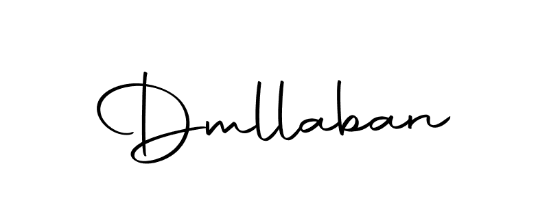 Make a beautiful signature design for name Dmllaban. With this signature (Autography-DOLnW) style, you can create a handwritten signature for free. Dmllaban signature style 10 images and pictures png