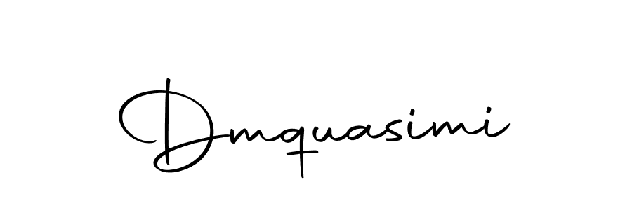 The best way (Autography-DOLnW) to make a short signature is to pick only two or three words in your name. The name Dmquasimi include a total of six letters. For converting this name. Dmquasimi signature style 10 images and pictures png