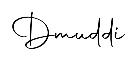 Create your official email sign-off with Dmuddi name in Autography-DOLnW style. Crisp, clean, and perfectly legible across all screens. Dmuddi signature style 10 images and pictures png