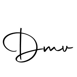 Make a beautiful signature design for name Dmv. With this signature (Autography-DOLnW) style, you can create a handwritten signature for free. Dmv signature style 10 images and pictures png