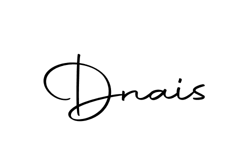 Use a signature maker to create a handwritten signature online. With this signature software, you can design (Autography-DOLnW) your own signature for name Dnais. Dnais signature style 10 images and pictures png