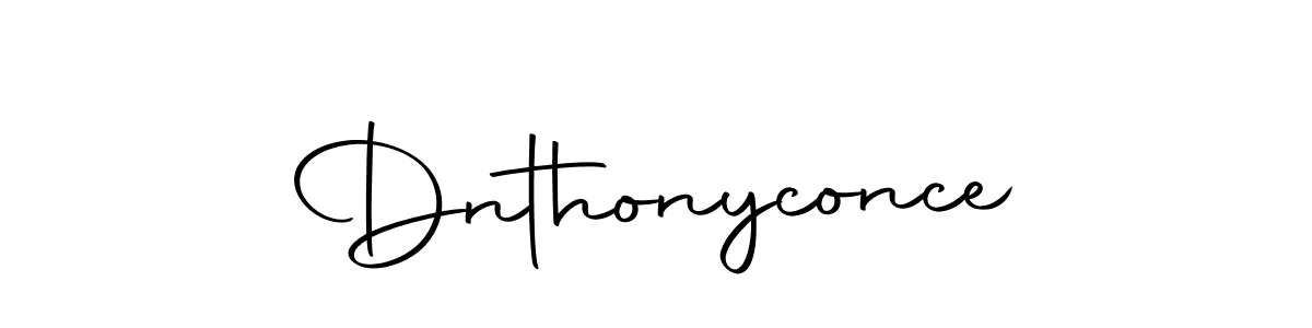 Create a beautiful signature design for name Dnthonyconce. With this signature (Autography-DOLnW) fonts, you can make a handwritten signature for free. Dnthonyconce signature style 10 images and pictures png