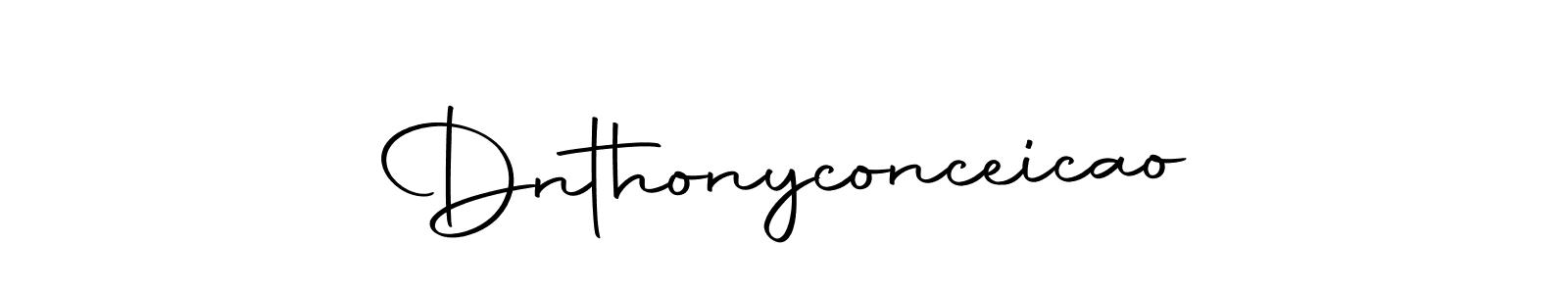 How to make Dnthonyconceicao name signature. Use Autography-DOLnW style for creating short signs online. This is the latest handwritten sign. Dnthonyconceicao signature style 10 images and pictures png