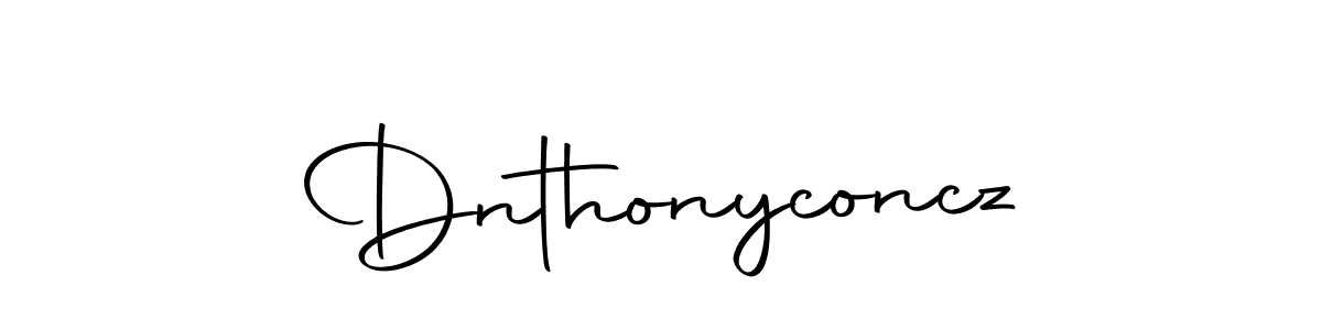 Create a beautiful signature design for name Dnthonyconcz. With this signature (Autography-DOLnW) fonts, you can make a handwritten signature for free. Dnthonyconcz signature style 10 images and pictures png