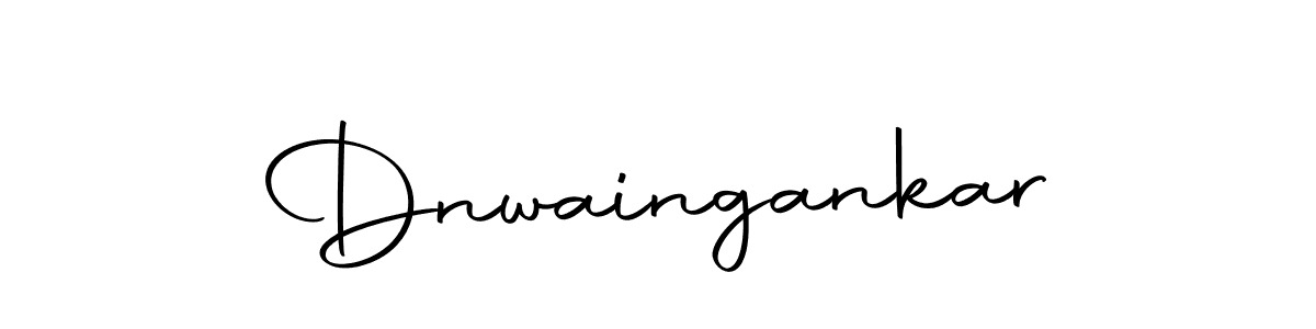 How to make Dnwaingankar name signature. Use Autography-DOLnW style for creating short signs online. This is the latest handwritten sign. Dnwaingankar signature style 10 images and pictures png